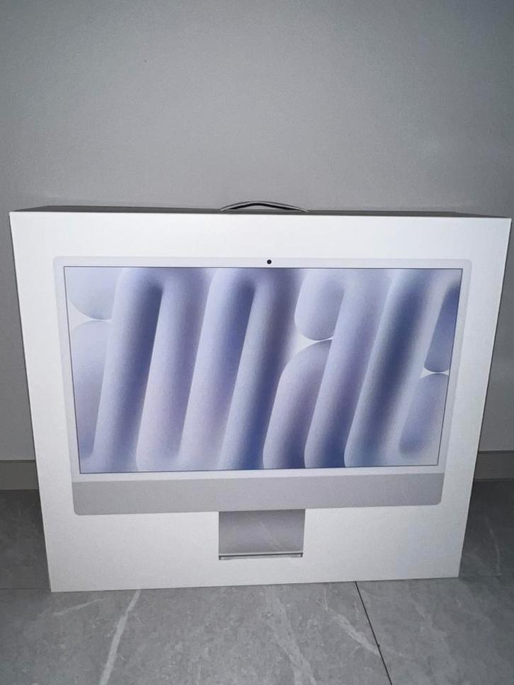 Apple iMac M4 chip - zilver - GLOEDNIEUW!, Computers en Software, Apple Desktops, Nieuw, iMac, SSD, 16 GB, Ophalen