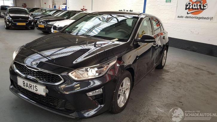 Kia Ceed 1.4 T-GDI 16V 4DRS BENZ 1.353CC 103KW 140PK, Auto diversen, Schadeauto's, Kia, Handgeschakeld, Benzine, Hatchback, Zwart