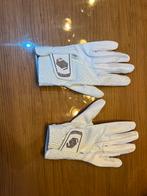 Mooie samshield handschoenen wit met rose goude steentjes, Dieren en Toebehoren, Ophalen of Verzenden, Zo goed als nieuw, Dressuur