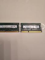 8GB  2x 4GB PC3-12800S Laptop Geheugen sodimm, Computers en Software, RAM geheugen, Ophalen, Gebruikt, DDR3, Laptop