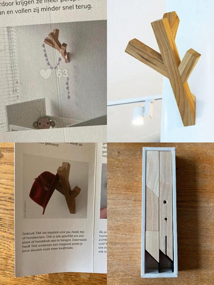 Kapstok Tak - Design Napstudio - nieuw & incompleet, Huis en Inrichting, Woonaccessoires | Kapstokken, Nieuw, Wandkapstok, Minder dan 100 cm