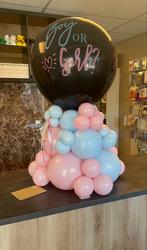 Gender Reveal Ballon Tafelmodel, Ophalen of Verzenden, Nieuw, Kraamcadeau