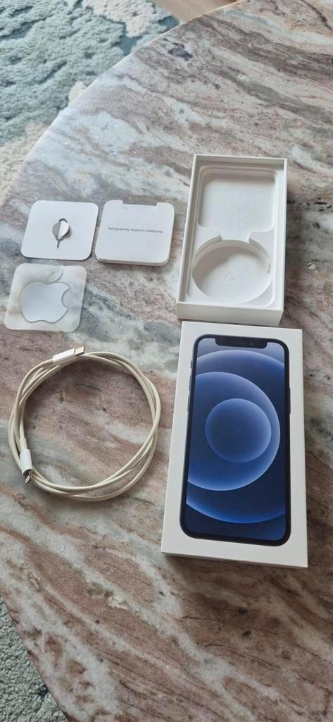 iPhone 12 mini 128 GB zwart, Telecommunicatie, Mobiele telefoons | Apple iPhone, Zo goed als nieuw, 128 GB, iPhone 12 Mini, Zwart