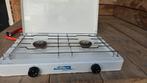2 pits gasstel inclusief gasslang, Caravans en Kamperen, Kampeeraccessoires, Ophalen of Verzenden, Gebruikt