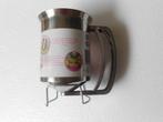 Beslag dispenser RVS afm. kom ca. 10x12cm totaal afm.14x16cm, Ophalen, Gebruikt