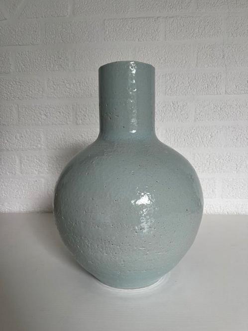 Pols potten vaas XL in perfecte staat, Huis en Inrichting, Woonaccessoires | Vazen, Zo goed als nieuw, Blauw, Minder dan 50 cm