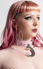 Killstar pentagram hoops pink, Ophalen of Verzenden, Nieuw, Roze, Overige materialen