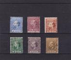 34.  1867 - 1868  Koning Willem III,  nrs. 7 - 12, gebruikt., Postzegels en Munten, Verzenden, T/m 1940, Gestempeld