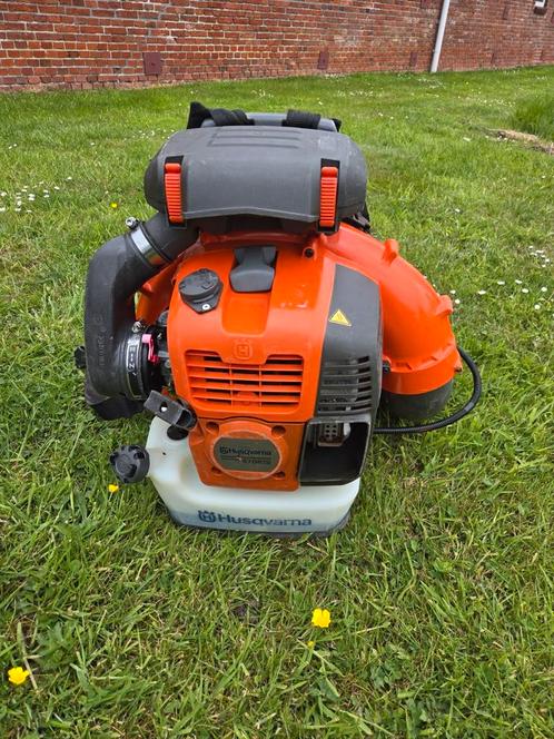 Krachtige Husqvarna 570 BTS bladblazer | Nette staat | 2019, Tuin en Terras, Bladblazers, Gebruikt, Ruggedragen, Benzine, Ophalen of Verzenden