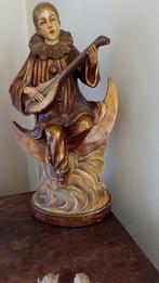 Pierrot beeldhouwer Balestra Antiek Beeld 1750 - Origineel, Antiek en Kunst, Kunst | Beelden en Houtsnijwerken, Ophalen of Verzenden