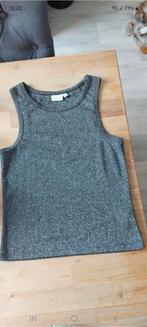 Vila😊zwarte tanktop met lurex/glitter/zilverdraad/glans, Ophalen of Verzenden, Zo goed als nieuw, Zwart, Zonder mouw
