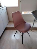 Twee mooie stoelen lila met zwart, Huis en Inrichting, Stoelen, Ophalen, Twee, Overige kleuren, Zo goed als nieuw