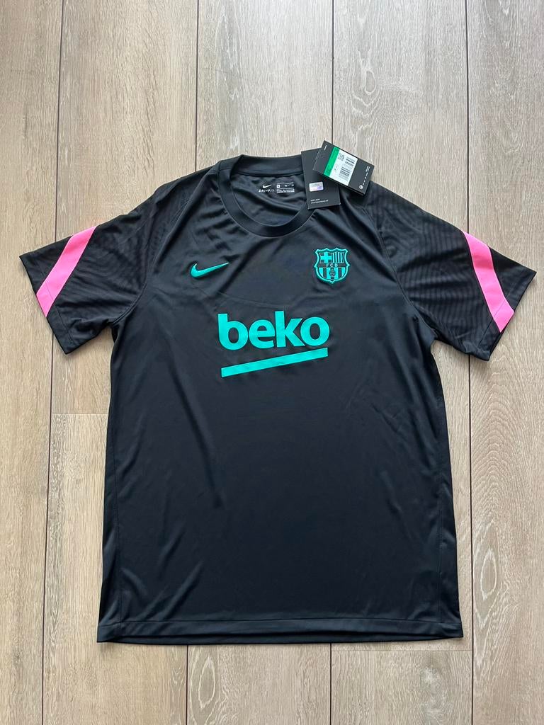 Nieuw origineel FC Barcelona traningsshirt, maat XL, Zwart, Maat 56/58 (XL), Ophalen of Verzenden, Zo goed als nieuw, Voetbal