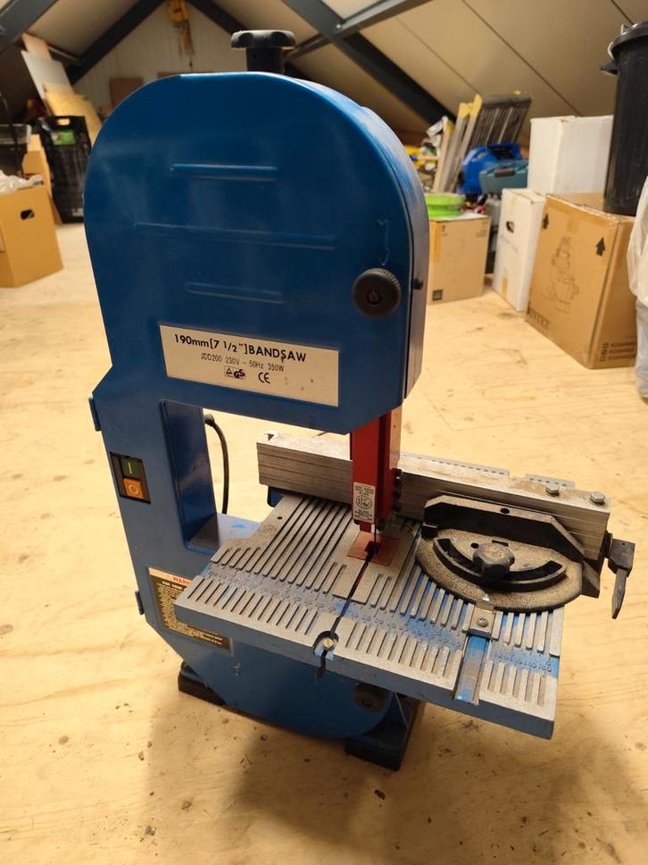 Lintzaag - Opknapper, Doe-het-zelf en Verbouw, Gereedschap | Zaagmachines, Gebruikt, Lintzaag, Minder dan 600 watt, 70 mm of meer