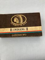 Sigarendoos met indiaan, Ophalen of Verzenden, Gebruikt, Overige