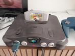N64 met verschillende spelletjes, Spelcomputers en Games, Spelcomputers | Nintendo 64, Ophalen, Zo goed als nieuw, Met 1 controller