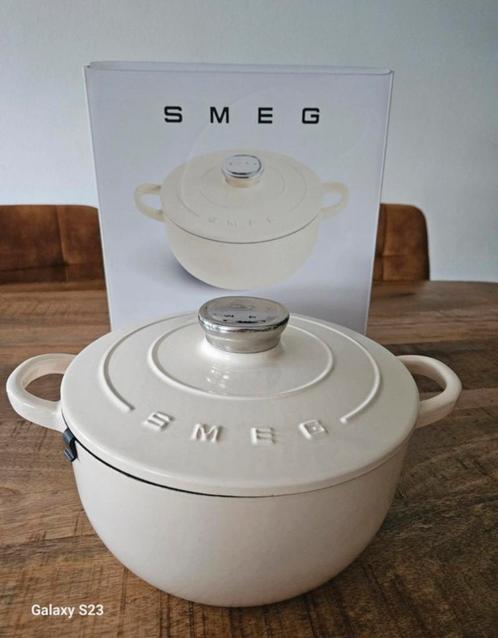 Smeg Braadpan - Nieuw in Doos!, Huis en Inrichting, Keuken | Potten en Pannen, Nieuw, Koekenpan of Braadpan, Gietijzer, Inductieplaat