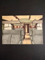 Ansichtkaart interieur mat ‘35 (jaren 30), Verzamelen, Spoorwegen en Tramwegen, Ophalen of Verzenden, Gebruikt, Trein, Kaart of Prent