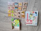 Houten memory spel, Kinderen en Baby's, Speelgoed | Houten speelgoed, Ophalen, Zo goed als nieuw, Overige typen