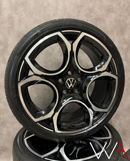 19'' Volkswagen Golf 8 GTI Queenstown wielenset Origineel, Auto-onderdelen, Banden en Velgen, Banden en Velgen, Zomerbanden, 19 inch
