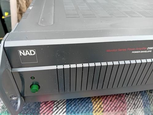 NAD 2100 PE eindversterker  19 inch  incl.rackhandles!, Audio, Tv en Foto, Versterkers en Receivers, Refurbished, Stereo, 120 watt of meer