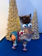 Kerstornament Ezel met haar en accessoires, Ophalen of Verzenden, Gebruikt