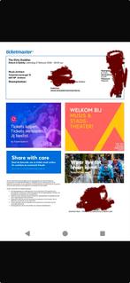 1 kaartje The Dirty daddies Arnhem 21 februari, Eén persoon, Februari