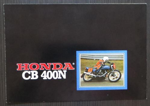 Nederlandse folder Honda CB 400 N (6 pag.) - 1982, Motoren, Handleidingen en Instructieboekjes, Honda, Verzenden