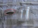 Weckpot pot glas glazen pot snoeppot voorraadpot met klem, Ophalen of Verzenden, Zo goed als nieuw