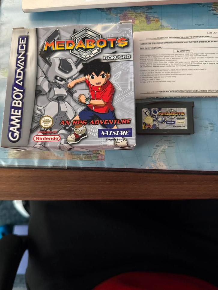 Medabots Rokusho - Gameboy Advance, Spelcomputers en Games, Games | Nintendo Game Boy, Gebruikt, Role Playing Game (Rpg), 1 speler