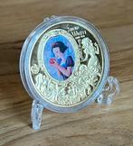 Sneeuwwitje 24kt goud vergulde munt +standaard (1), Postzegels en Munten, Munten | Amerika, Ophalen of Verzenden, Noord-Amerika