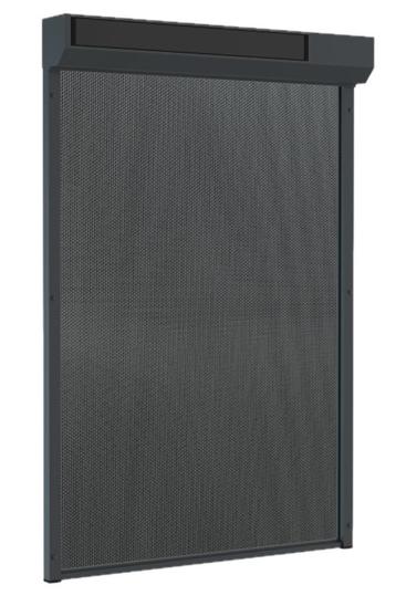 Solar ritsscreen antraciet met afstandsbediening beschikbaar voor biedingen