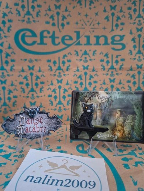 Efteling magneten danse macabre, Verzamelen, Efteling, Zo goed als nieuw, Overige typen, Ophalen of Verzenden