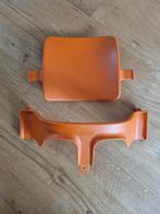 Stokke Tripp Trapp Babyset Oranje - Zo Goed Als Nieuw, Ophalen of Verzenden, Zo goed als nieuw, Meegroeistoel, Stoelverkleiner