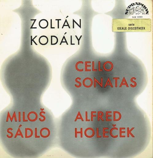 Zoltan Kodaly Milos Sadlo Alfred Holecek – Cello Sonatas, Cd's en Dvd's, Vinyl | Klassiek, Zo goed als nieuw, Kamermuziek, Ophalen of Verzenden