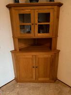 Massief Eiken Hoekkast - 120x180cm, Huis en Inrichting, Kasten | Buffetkasten, Gebruikt, 100 tot 150 cm, Eikenhout, Ophalen of Verzenden