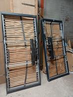 2 elektrische lattenbodems 90x180, Ophalen, Gebruikt, 90 cm, Eenpersoons