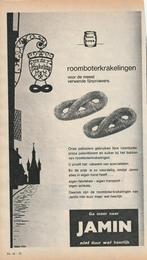 Retro reclame 1966 Jamin bakkerij roomboter krakelingen, Verzenden, Overige typen