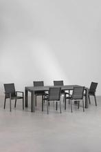 Tuinset Karina, Verzenden, Nieuw, Aluminium, Stoel