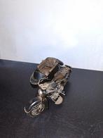 Metalen Motor met Zijspan, Verzamelen, Ophalen of Verzenden, Gebruikt, Motoren