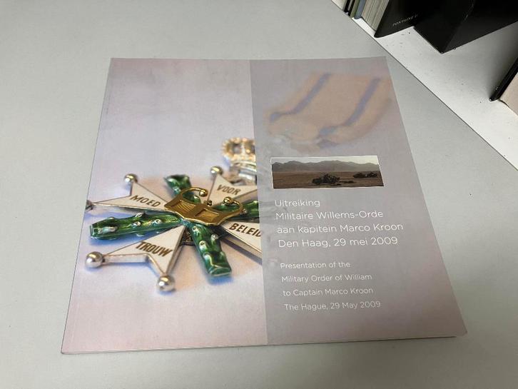 Uitreiking Militaire Willems Orde Marco Kroon, Boeken, Oorlog en Militair, Gelezen, Algemeen, 1945 tot heden, Ophalen of Verzenden
