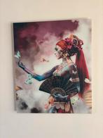 Schilderij met plexiglas - 75x90 cm - Hoekje Beschadigd, Antiek en Kunst, Ophalen