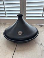Tajine, Emile Henry, France, zwart, Huis en Inrichting, Keuken | Potten en Pannen, Ophalen, Zo goed als nieuw, Overige materialen
