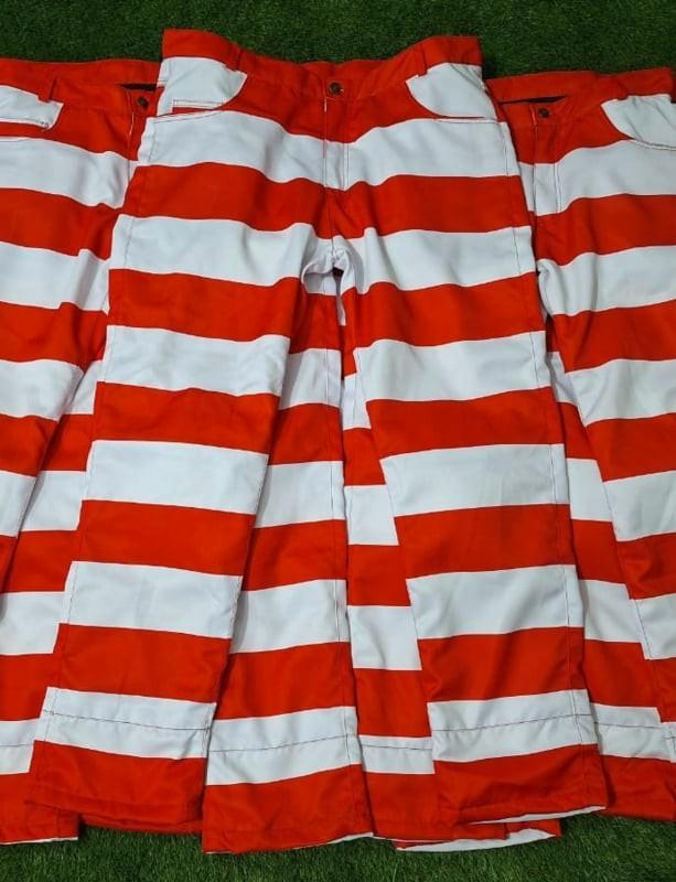 KEVLAR Motorboeken en jassen Rood Witte jailbird uitvoering, Motoren, Kleding | Motorkleding, Broek | textiel, Nieuw met kaartje