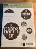 Stampin' Up! Starburst Sayings Stempelset, Hobby en Vrije tijd, Ophalen of Verzenden, Zo goed als nieuw, Clearstamp