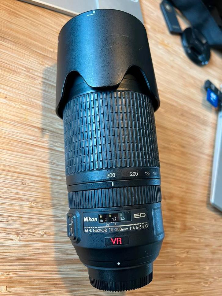 Nikon 70-300mm AF-S VR ED – Gestabiliseerde Pro-versie, Audio, Tv en Foto, Fotografie | Lenzen en Objectieven, Zo goed als nieuw