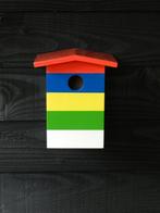 Terschelling Vogelkhuisje Kleuren vlag Terschelling, Tuin en Terras, Vogelhuisjes en Vogelbaden, Nieuw, Ophalen of Verzenden