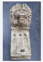 Antieke betonnen muursteun Leeuwenkop console Steunbeer, Ophalen of Verzenden