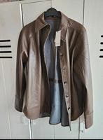 Opus leather look pmu blouse vest jasje bruin nieuw s, Bruin, Nieuw, Ophalen of Verzenden, Jasje