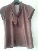 Blouse top Xandres bruin oranje blauw, Ophalen of Verzenden, Zo goed als nieuw, Blauw